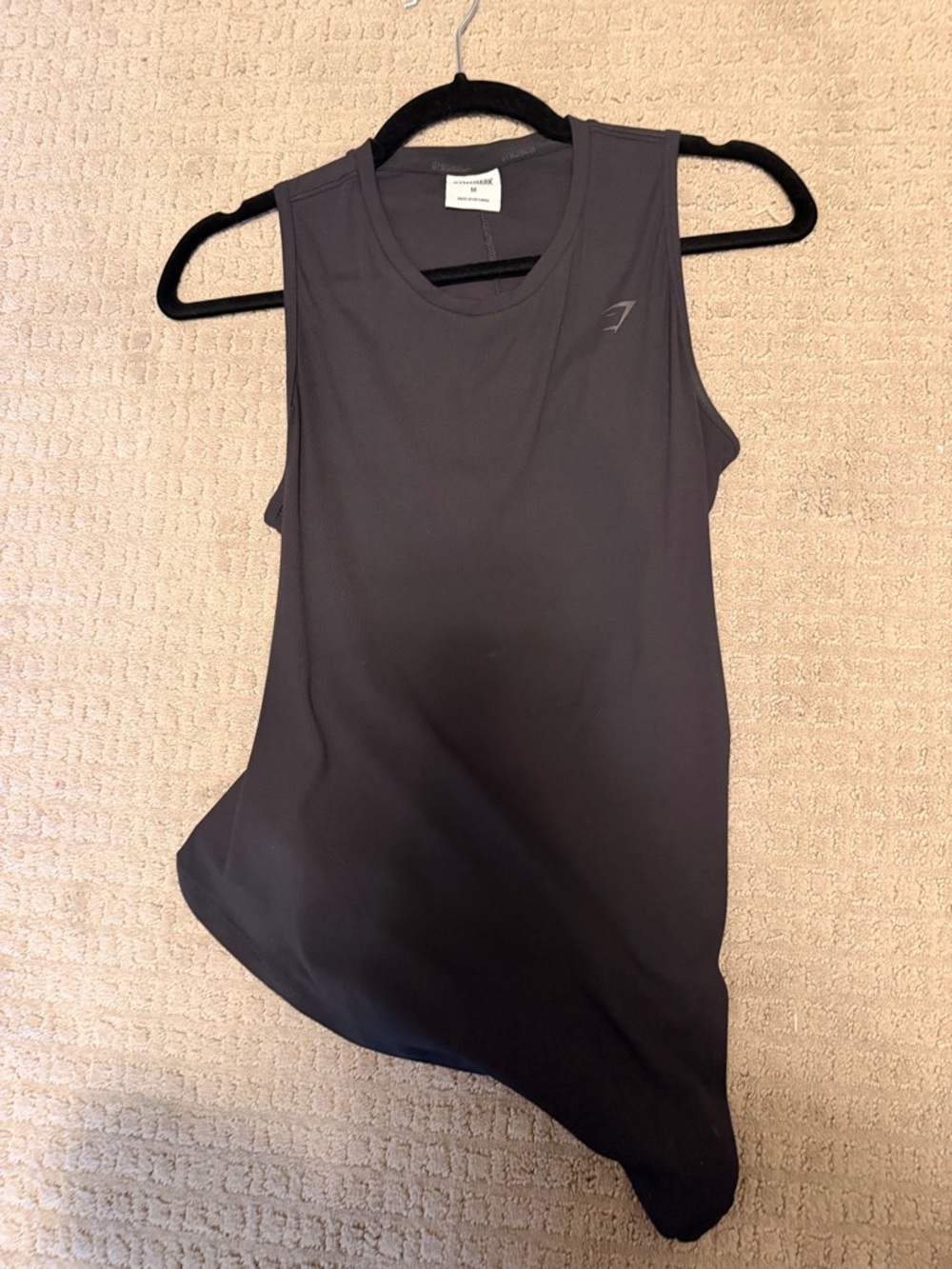 Gymshark Black Sleeveless Tank